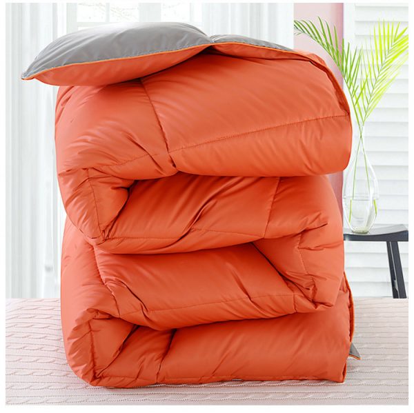 Hotel white goose down thick duvets (4)