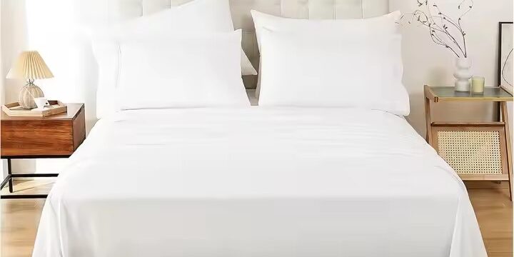 Wrinkle-free best-selling hotel bedding set with flat sheet, fitted sheet, and pillowcases