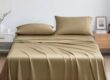 Factory direct white hotel bedding set with fitted sheet, flat sheet, and pillowcases