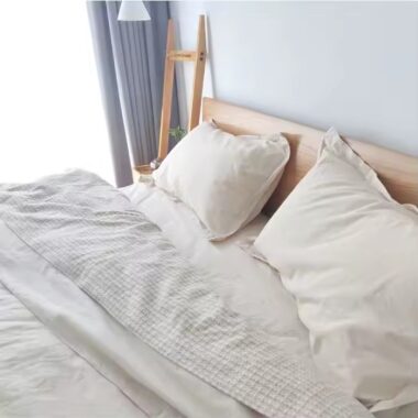 Premium breathable 100% linen hotel bedding set ideal for luxury hotels and resorts