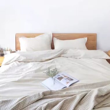 Premium breathable 100% linen hotel bedding set ideal for luxury hotels and resorts