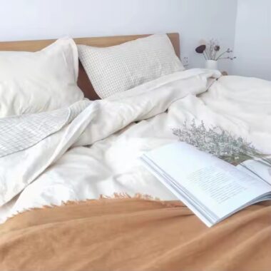 Premium breathable 100% linen hotel bedding set ideal for luxury hotels and resorts