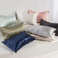 High-quality soft hotel linen pillow and pillowcase set with a modern design