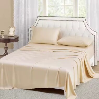 Modern 100% Bamboo Hotel Bedding Set – Breathable Eco-Friendly Bed Sheets