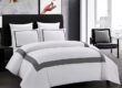 High-quality silky soft luxury hotel bedding set in a 5-star guest room