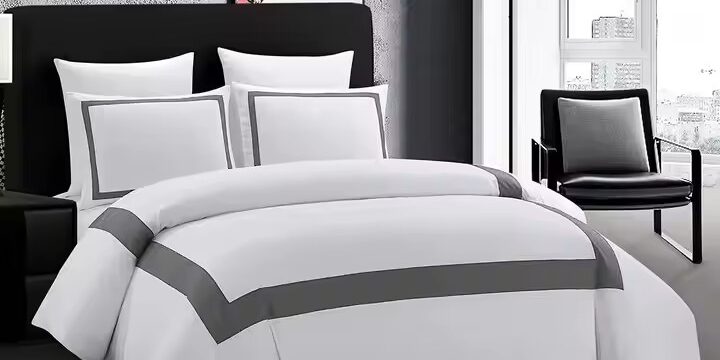 High-quality silky soft luxury hotel bedding set in a 5-star guest room