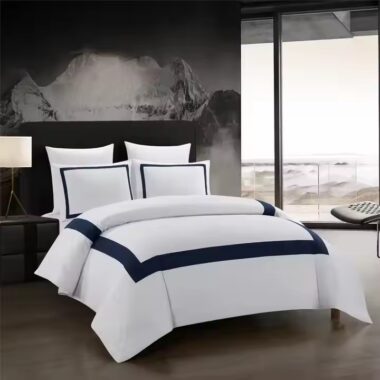High-quality silky soft luxury hotel bedding set in a 5-star guest room