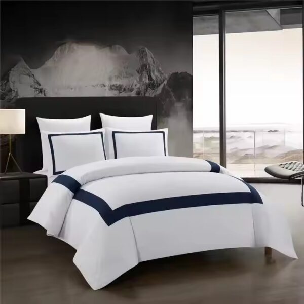 High-quality silky soft luxury hotel bedding set in a 5-star guest room