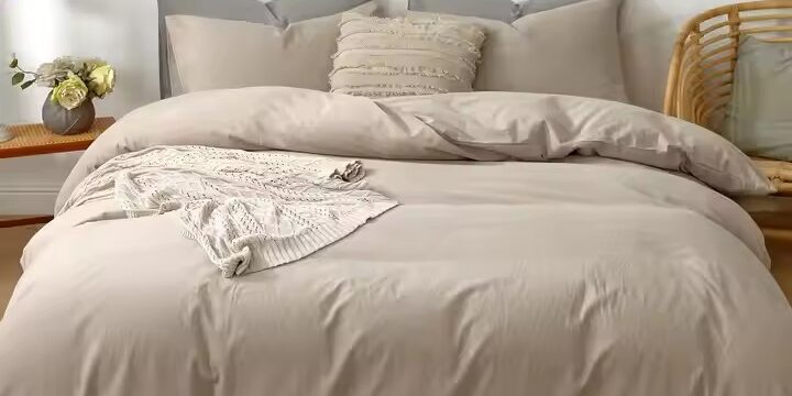 100% Washed Cotton Hotel Duvet and Cover Set – Ultra Soft and Breathable
