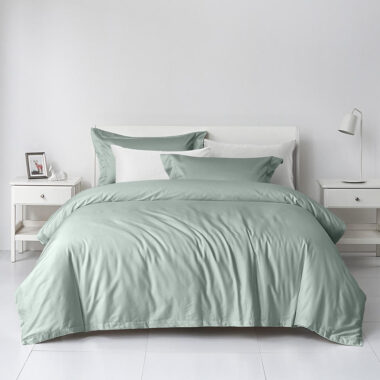 100% cotton solid color hotel bedding set in minimalist style