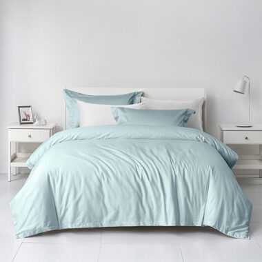 100% cotton solid color hotel bedding set in minimalist style