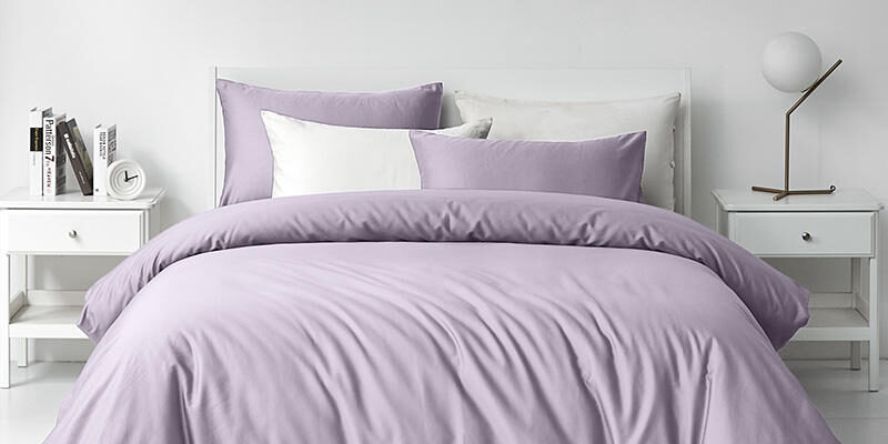 100% cotton solid color hotel bedding set in minimalist style