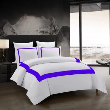 Five-star luxury hotel bedding set with premium soft fabric