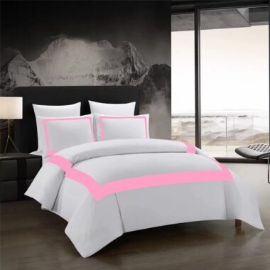 Five-star luxury hotel bedding set with premium soft fabric