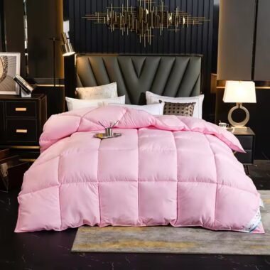 Luxury goose down hotel duvet with soft high loft filling