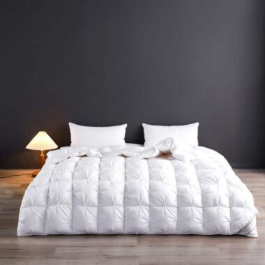 Luxury thick hotel duvet with premium loft and warmth