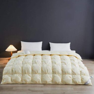 Luxury thick hotel duvet with premium loft and warmth