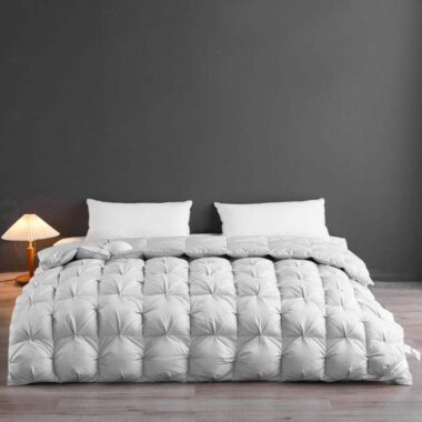 Luxury thick hotel duvet with premium loft and warmth