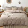 Modern solid color hotel bedding set breathable and durable