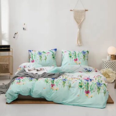 Printed oversized luxury duvet cover with soft premium fabric