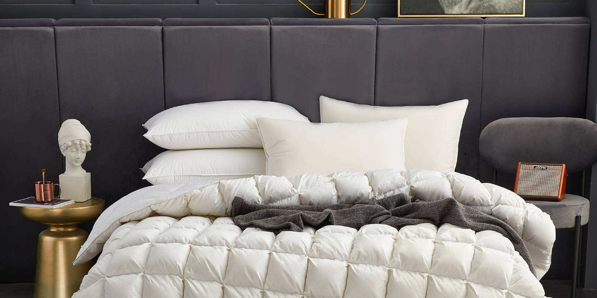 Professional thick warm hotel duvet with durable insulation