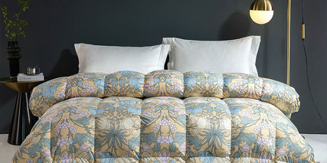 Soft breathable oversized hotel duvet with lightweight loft