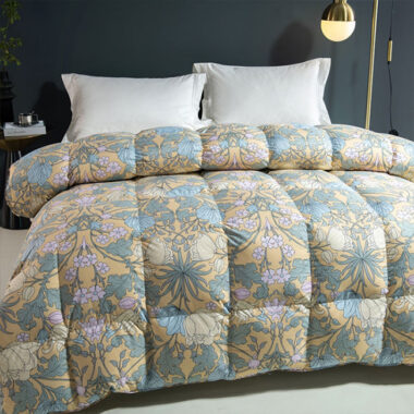 Soft breathable oversized hotel duvet with lightweight loft