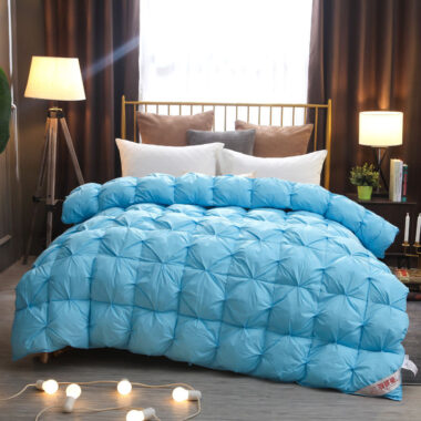 Large warm winter hotel duvet with thick insulated filling